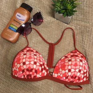 “Perky” padded triangle bikini top